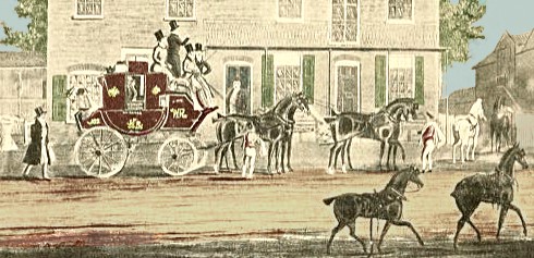 Picture of a coach and horses