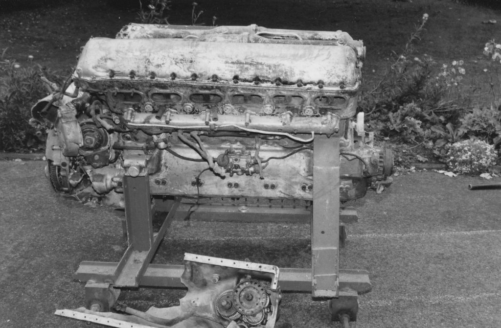 Engine recovered by Nick Roberts, Air Historian