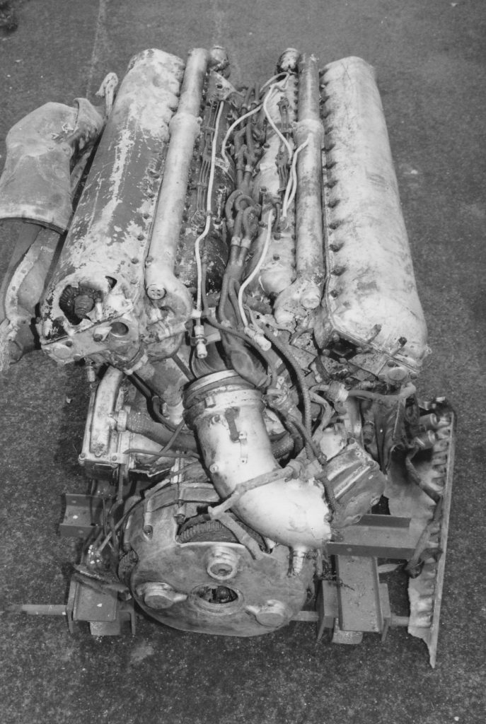 Engine recovered by Nick Roberts, Air Historian