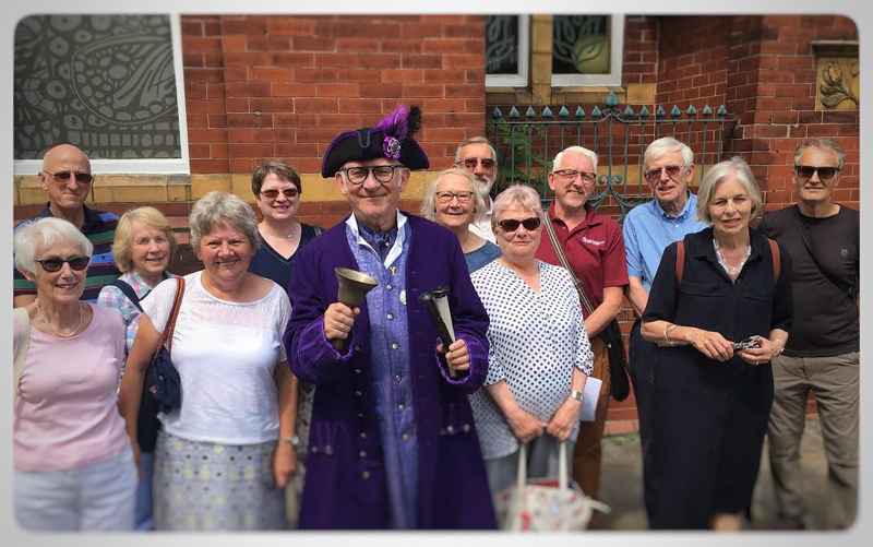 Wetherby Civic Society Members in Pontefract - July 2019