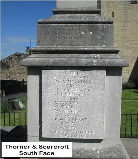 Thorner & Scarcroft Roll of Honour 1